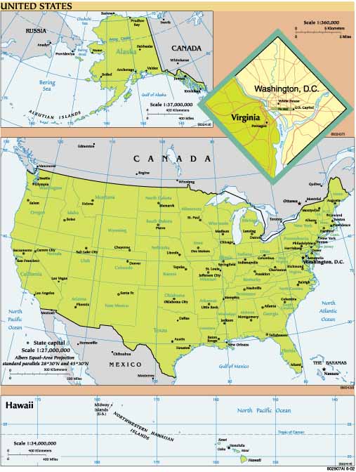 United States map